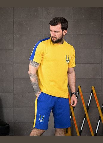 Мужской патриотический костюм Украина желто-синий Freedom (339606512)