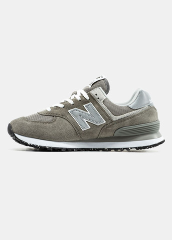 Серые демисезонные кроссовки мужские new balance 574 grey beige | нью беланс 574 серые No Brand