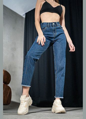 Джинсы мом женские зауженые Denim Mom Синие Teamv - (317310427)