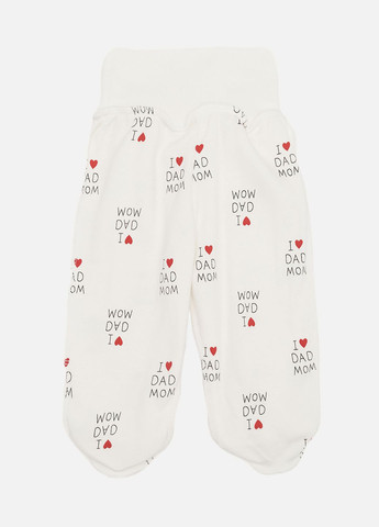 Бома повзунки для новонароджених колір білий цб-00258162 білий трикотаж виробництво - Україна