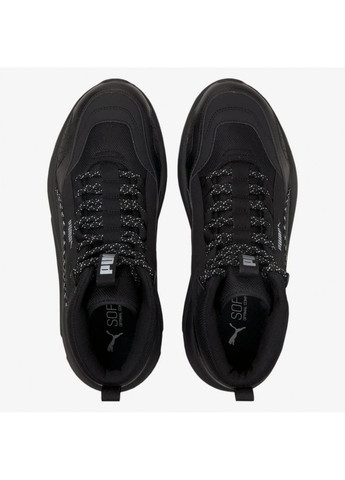 Чорні кросівки чоловічі x-ray 2 square mid wtr black 373020-06 Puma