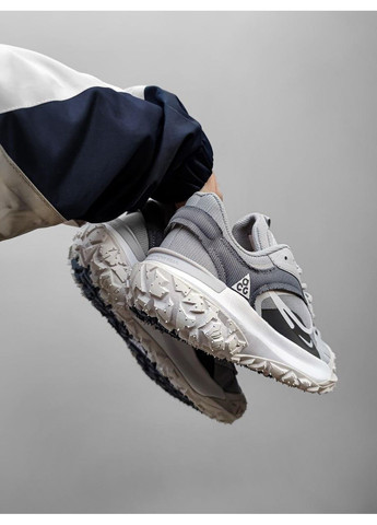 Білі Осінні кросівки чоловічі nike acg mounth fly gray найк асж маунс флай No Brand