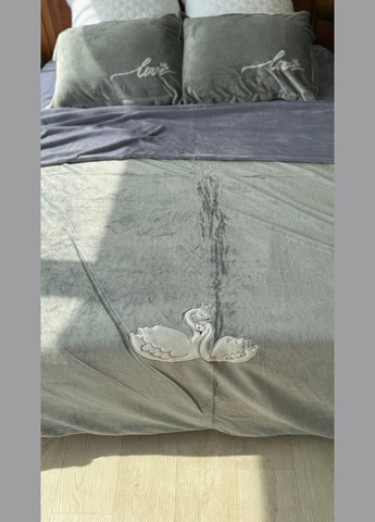 Постельное белье велюр мягкое Евро No Brand (308754442)