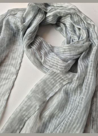 Шарф-палантин женский в белую полоску весна-осень 190х54 см No Brand (330642255)