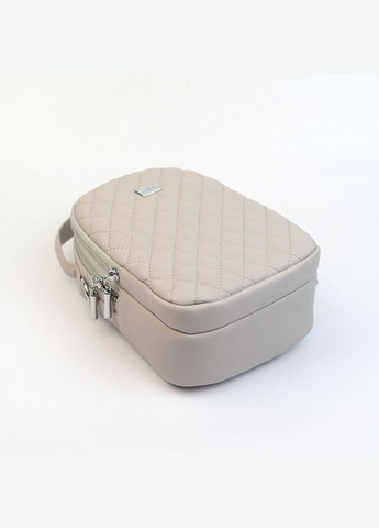 Сіра маленька жіноча вертикальна стьобана міні сумка крос боді для телефону Alex&Mia (338182408)