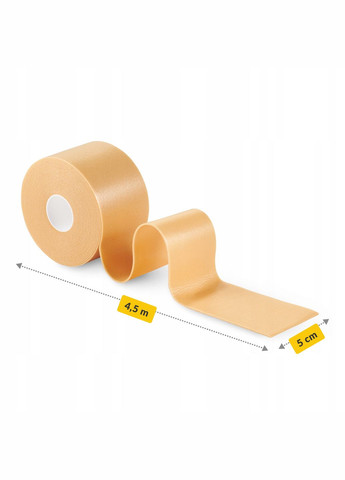 Защитная лента от натирания Protect Foam 5 см x 4.5 м для пальцев и пятки Beige (P-5905973401555) 4FIZJO (337945071)