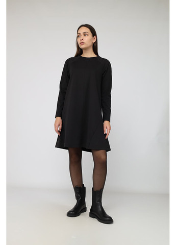Черное платье женское цвет черный цб-00283462 Yuki