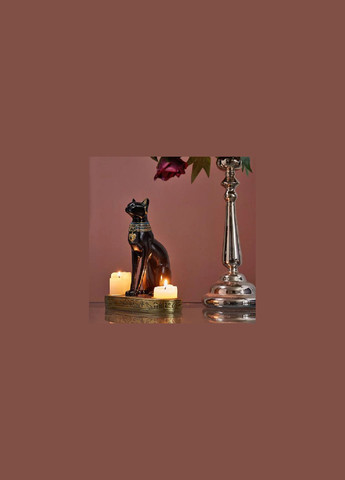 Подсвечник фигурка из смолы Креативная египетская коллекционная статуя кошки богиня Бастет No Brand (292319841)