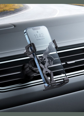 Тримач для телефону в автомобіль кріплення з бічною гравітацією BASEUSstable gravitational car Baseus (330127347)