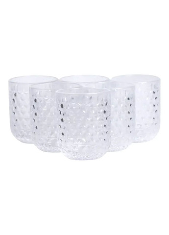 Набір склянок 6 шт по 250 мл Прозорий HP-19-105 (A-034204) Yiwu (341307357)