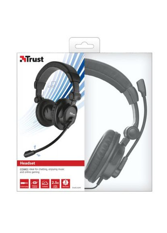 Навушники Como Headset Black (16659) Trust (339084539)