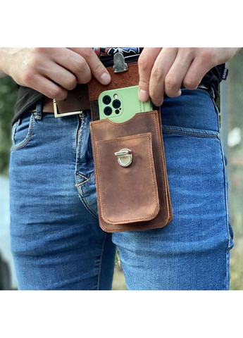 Кожаная сумка на пояс 16,5х2х10 см TARWA (315870965)