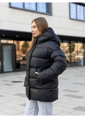 Чорний зимній Пуховик Geran