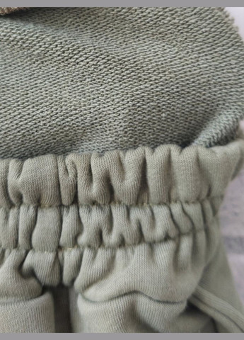 Штани джогери жіночі оверсайз великого розміру накат пума, батал (колір олива), тринитка петля, дуже гарної якості No Brand (315338907)