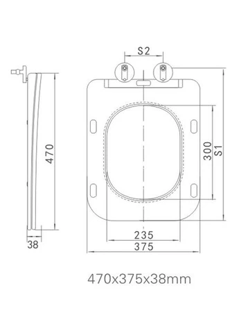 Сидіння для унітаза SKALA Imprese (396304507)