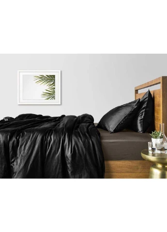 Сімейний комплект постільної білизни Black CS9 2х160х220 см Cosas (307386562)