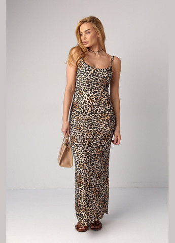 Сарафан максі з леопардовим візерунком Liton (296909094)