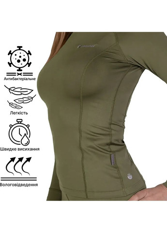 Оливковая лонгслив pani coolpass sj olive Camotec