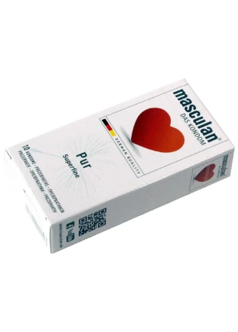 Презервативы ультратонкие прозрачные Pur 10 штук Masculan (381035890)