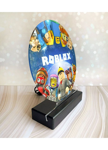 Дитячий нічник Роблокс Roblox на чорній основі (дизайн 28.5) Creative (355392691)