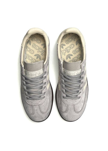 Кроссовки женские Adidas No Brand Spezial Light Grey White светло-серые демисезоны (372464022)