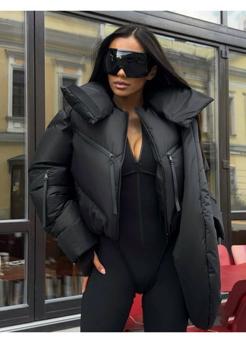 Комбінезон жіночий KaraMix однотонний чорний повсякденний