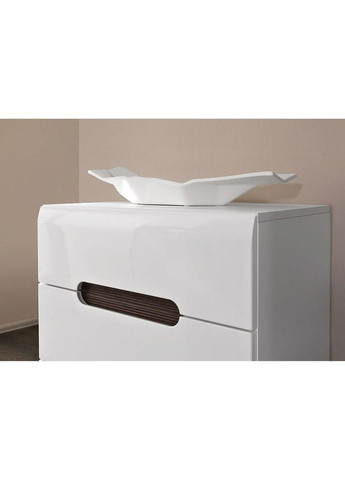 Комод в спальню ВМК (БРВ) Ацтека KOM5S/10/6 N (телескопы) Белый + Белый глянец (GRB1485) БРВ-Україна (315496278)