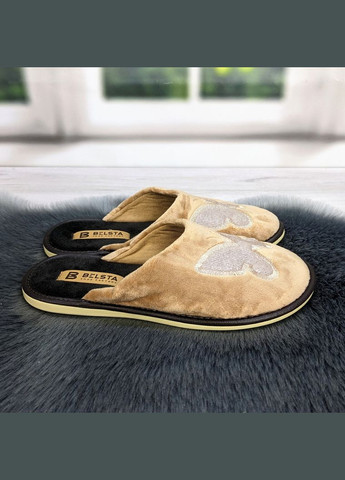 Тапочки жіночі домашні із закритим носком велюрові Белста (311503890)