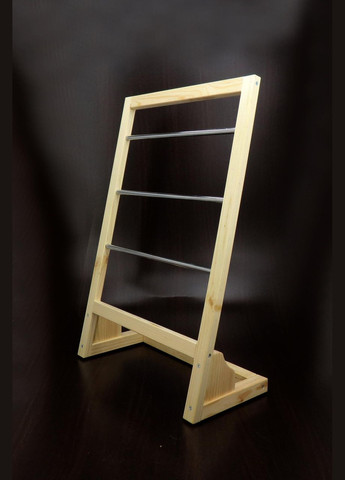 Стійка-вішалка підлогова з дерева Альварадо бланже (СШВ-000601) No Brand (328210419)