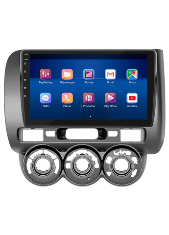 Автомагнітола для Honda Fit I Manual AC 2001-2008 екран 9" 4/32Gb 4G Wi-Fi GPS Top Хонда Фіт 4 шт. Lesko (336193600)