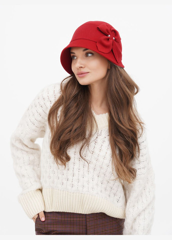 Женская шляпа "Вероника", красная — элегантность и выразительность в одном аксессуаре VECONS Шляпка (319836275)