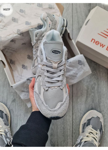 КРОССОВКИ ЖЕНСКИЕ NEW BALANCE 2002R PROTECTION PACK LIGHT GRAY НЬЮ БЕЛАНС 2002R No Brand серые демисезоны (367168639)