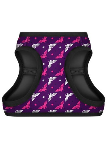 Шлей для собак Clothes с QR паспортом "Чудо-женщина фиолет" XS2 (1002-4008) WAUDOG Clothes з QR паспортом &quot;Диво-жінка фіолет&quot; XS2 (366520583)