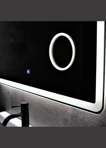 Дзеркало LED DE-M3051 120смх75см, підігрів + збільшувальна лінза Dusel (316720477)