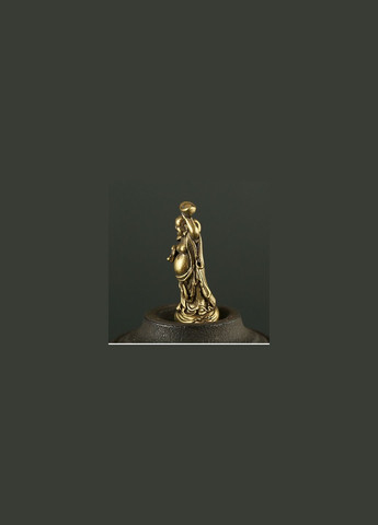 Миниатюрная карманная медная фигурка маленькая статуэтка Будда Майтрея No Brand (292260537)