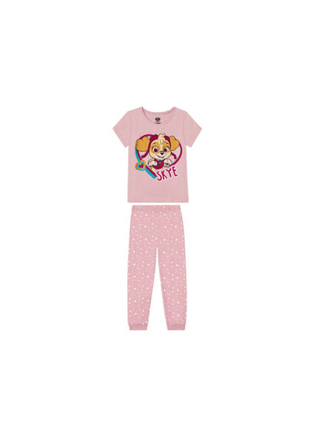 Розовая пижама (футболка и штаны) для девочки щенячий патруль 370241 Disney