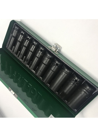 Комплект длинных торцевых головок ударных 1/2" 10-24мм 10ед. TOPTUL (289364456)