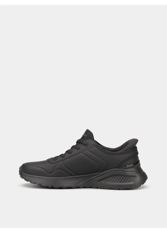 Кроссовки повседневные 9801114 Чёрный KW9377 Skechers чёрные зима (401261224)