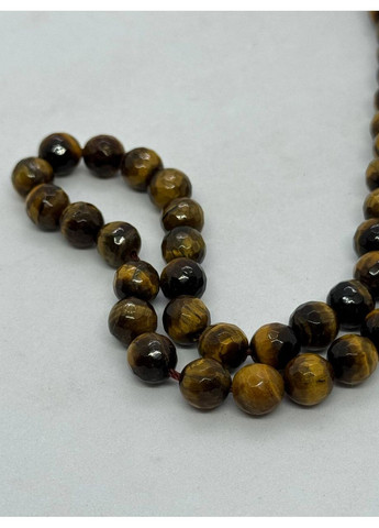 Тигрове око на нитці без застібки 8 мм 40 см Жовтий No Brand (372468106)