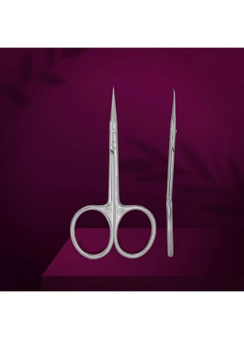 Ножницы профессиональные с крючком для кутикулы EXCLUSIVE 21 TYPE 2 (magnolia) SX-21/2m Staleks (372689211)