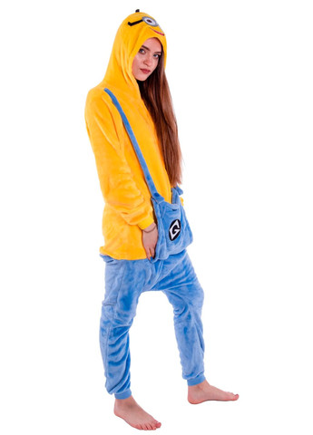 Жіноче кігурумі міньйон із капюшоном та кишенею (1047) My Kigu (355796899)