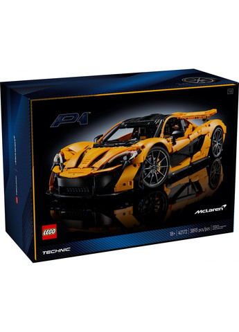 Авто-конструктор Макларен P1 (42172) Lego (316631430)