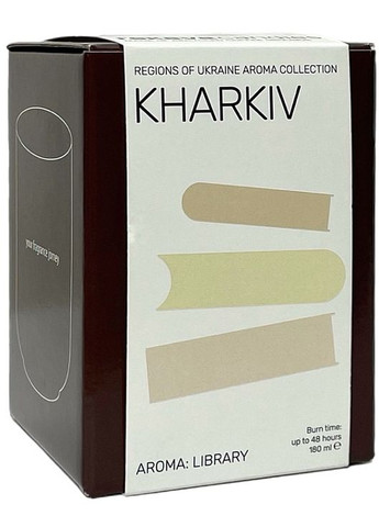 Декоративная аромасвечка "Харьков" - Recava Candles 180ml (1331332-26376824) Rekava (369135952)