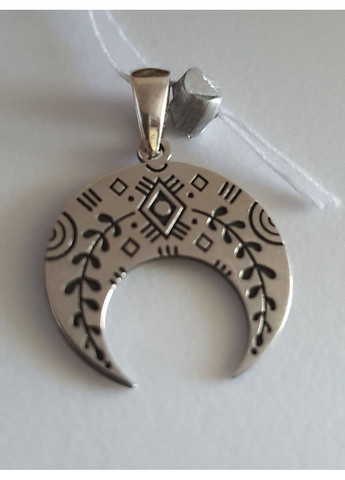 Кулон, оберіг Срібна підвіска Лунниця вишиванка 925 проби No Brand (361072320)