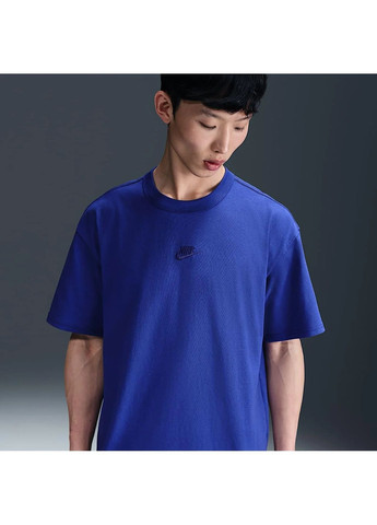 Синяя мужская футболка sportswear premium essential blue Nike