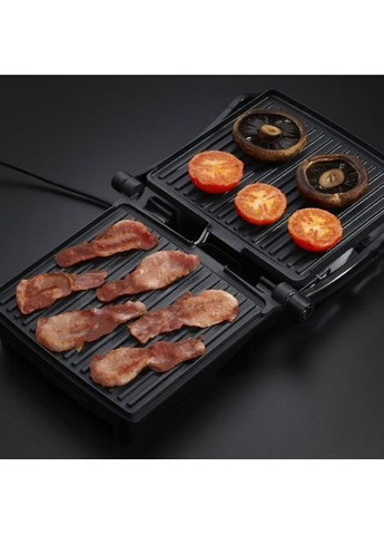 Притискний контактний домашній електричний гриль CB-1081 з антипригарним покриттям 1000Вт Сірий Crownberg (355873272)