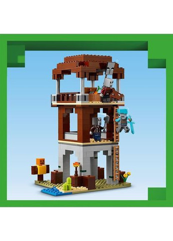 Конструктор Minecraft Аванпост розбійників і спустошувач, 665 деталей () Lego 21278 (370499055)