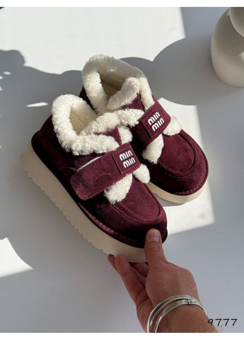 Бордові уггі No Brand (369607931)