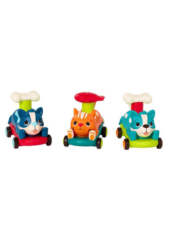 Машинка инерционная серии Лапкомобили - Песик, цвет бирюза Battat (365750738)