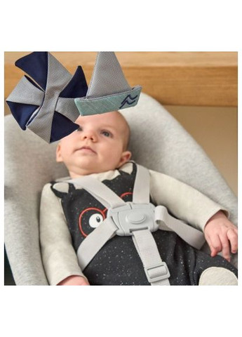 Крісло-гойдалка (87078.47) Chicco шезлонг для новонароджених Crescendo, світло-сірий (370018139)